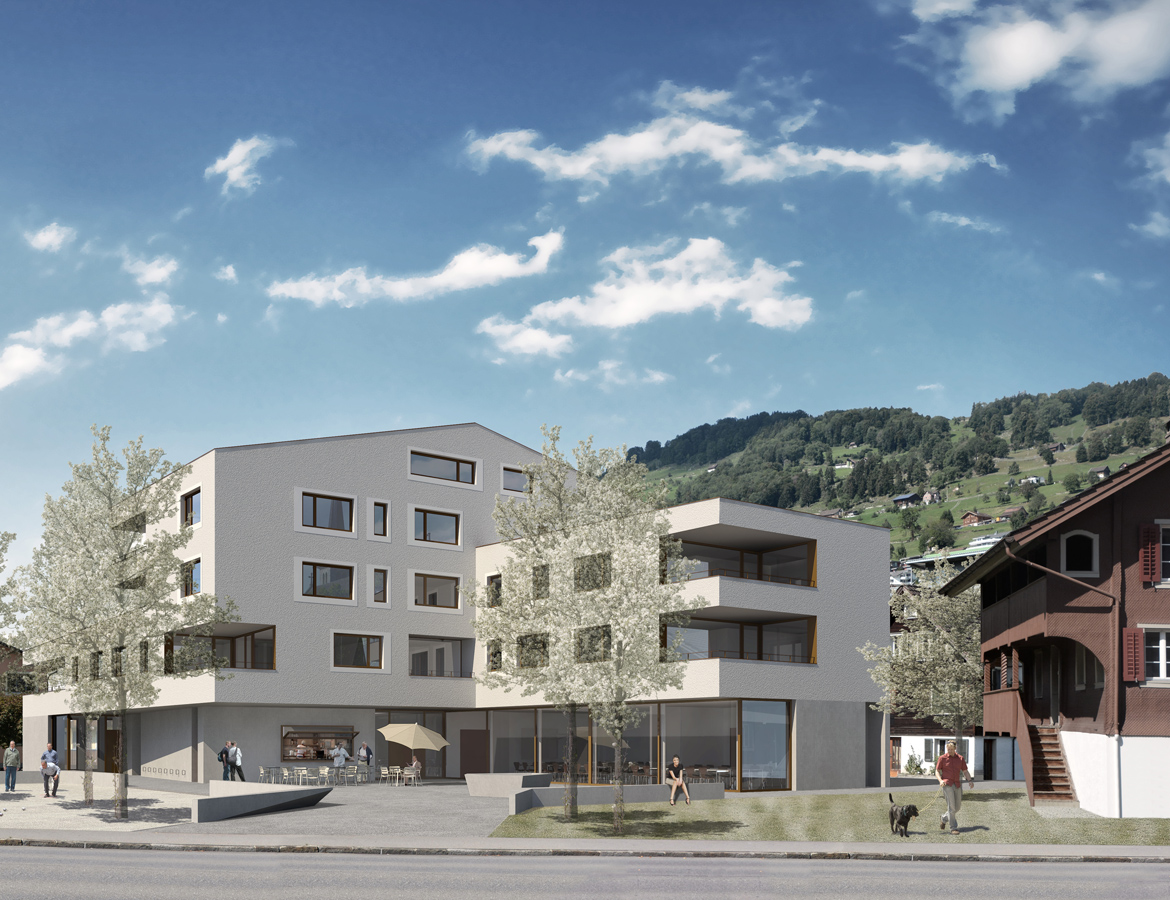 Nidwalden-Ennetbuergen-Buochserstrasse-Dorfkerngestaltung-01